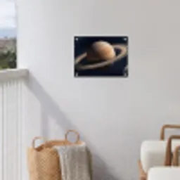 Planeten - Saturnus - Ruimte tuinposter los doek klein -sfeer8