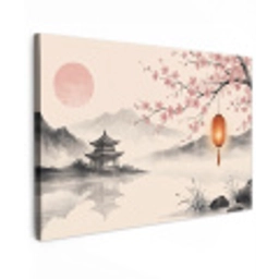 Zon - Japans - Traditioneel canvas 2cm klein -z3d