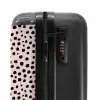 Dalmatiërpatroon op zachtroze NBS - Handbagage koffer - Kinderen Unisex middel -slot