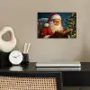 Kerstman - Kerst - Winter - Kerstboom poster papier klein -sfeer1