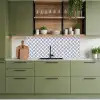 Oceaan - Koraal - Blauw - Wit keuken achterwand 2 middel 871 -sfeer3