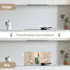 Pauw - Tak - Bloemen keuken achterwand spatscherm klein -voor_na_NL