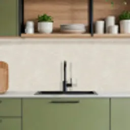 Zandkleurig - Modern - Egaal keuken achterwand 2 middel 871 -sfeer3