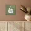 Vijgen - Minimalistisch - Getekend - Mosgroen plexiglas 5mm klein -sfeer5