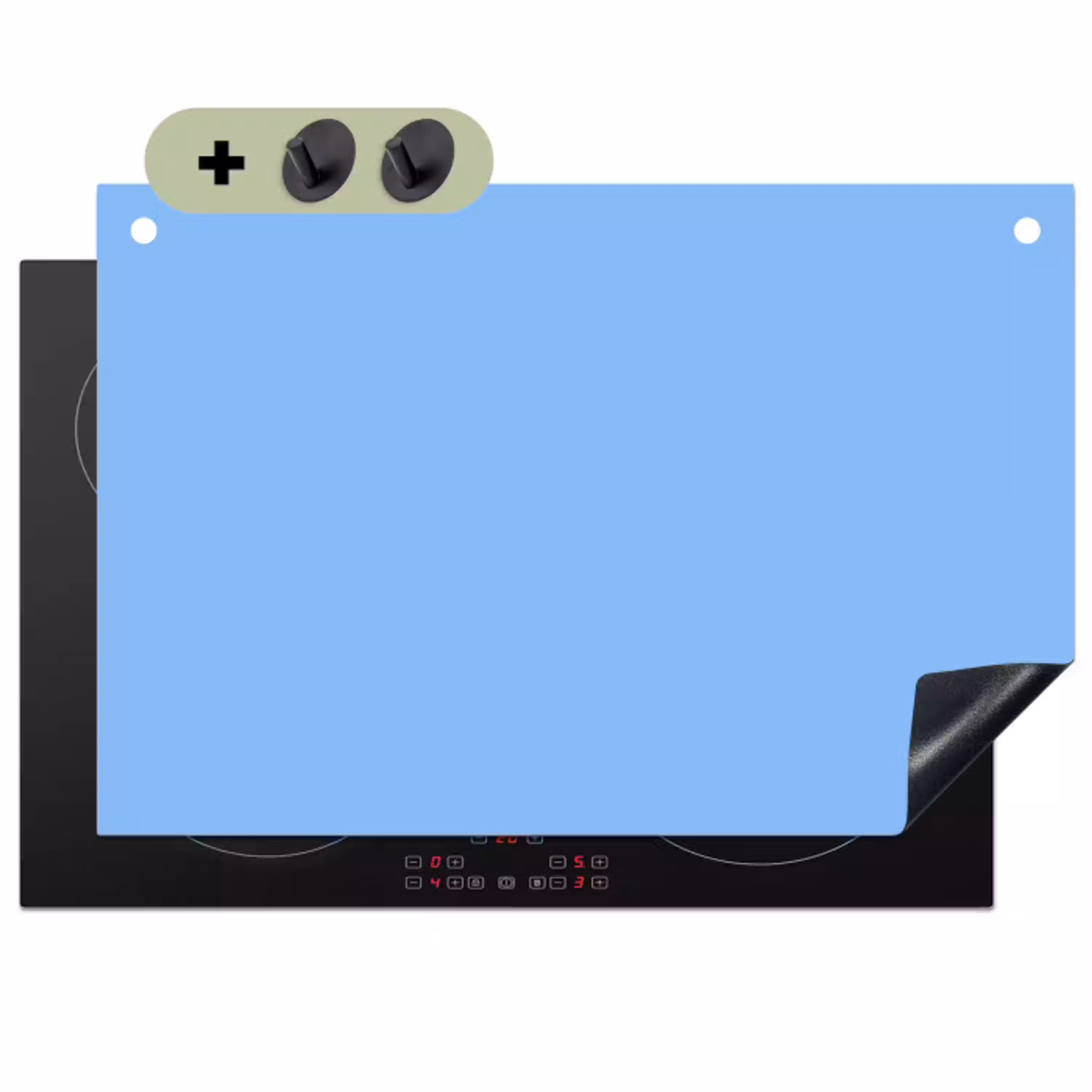 Sky - Glow - Blauw Inductie beschemer met haakjes klein 777 -3d
