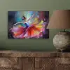 Schilderij - Olieverf - Dans - Ballerina aluminium wit klein -sfeer2