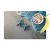 Zeesterren - Zand - Zee - Blauw Placemat vinyl groot -zzzproduct_Kitchenyeah-website