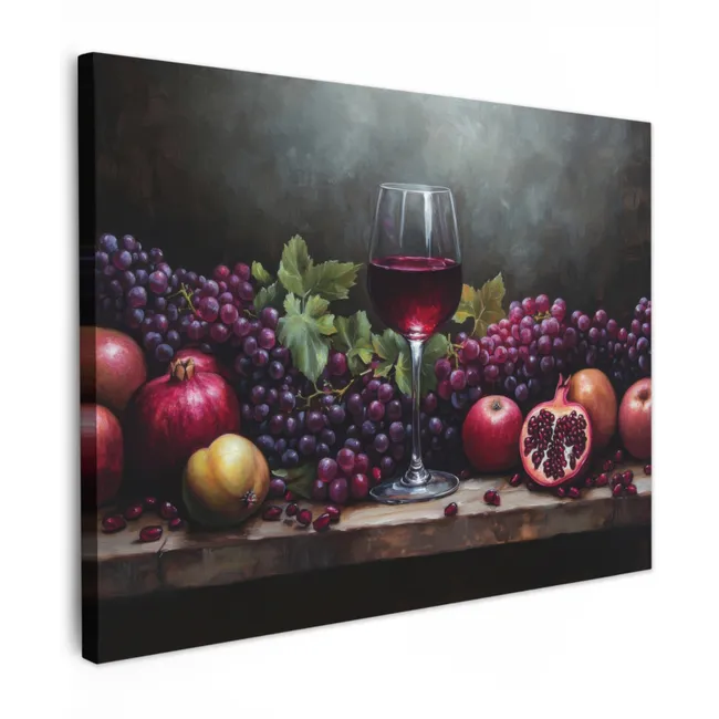 Canvas Print - Wine - Fruit - Still Life