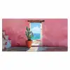 Zee - Roze - Cactus Muismat XXL klein -3d_leeg