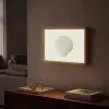 Schelp - Minimalistisch - Wit Light Box met batterij (Wandlamp) middel -sfeer1