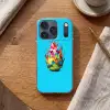 Drakenfruit - Blauw - Levendig Telefoonhoesje iPhone 17 Pro klein -sfeer1