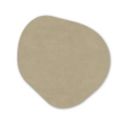 Zandkleur - Korrelige structuur - Beton Wandcirkel Organisch Forex 3mm klein 629 -3d