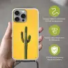 Cactus - Groen - Minimalistisch Hoesje iPhone 16 Pro Max met koord klein -sfeer2_NL