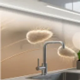 Hazestaartgras - Graanharen - Zonlicht keuken achterwand 2 middel -zzzz3d_schuin