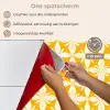 Patroon - Retro - Geel keuken achterwand spatscherm klein 900 -spatscherm_NL
