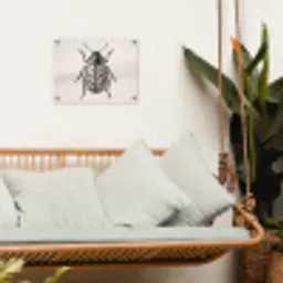 Kever - Insect - Vintage tuinposter los doek klein -sfeer7