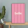 Roze - Gestreept - Belle canvas 2cm klein -sfeer4