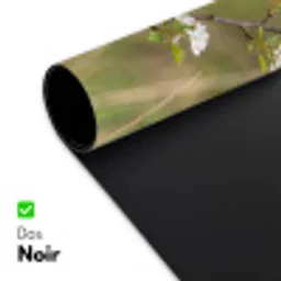 Putter - Bloesem - Lente - Natuur - Kleurrijk Muismat XXL klein -zsfeer2_frans
