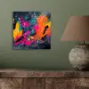 Abstract - Graffiti - Kleurrijk - Verfspatten aluminium wit klein -sfeer2