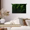 Bladeren - Schaduw - Groen - Textuur Wandkleed katoen klein -sfeer1