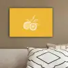 Citroenen - Illustratie - Minimalistisch - Geel canvas 2cm klein -sfeer3