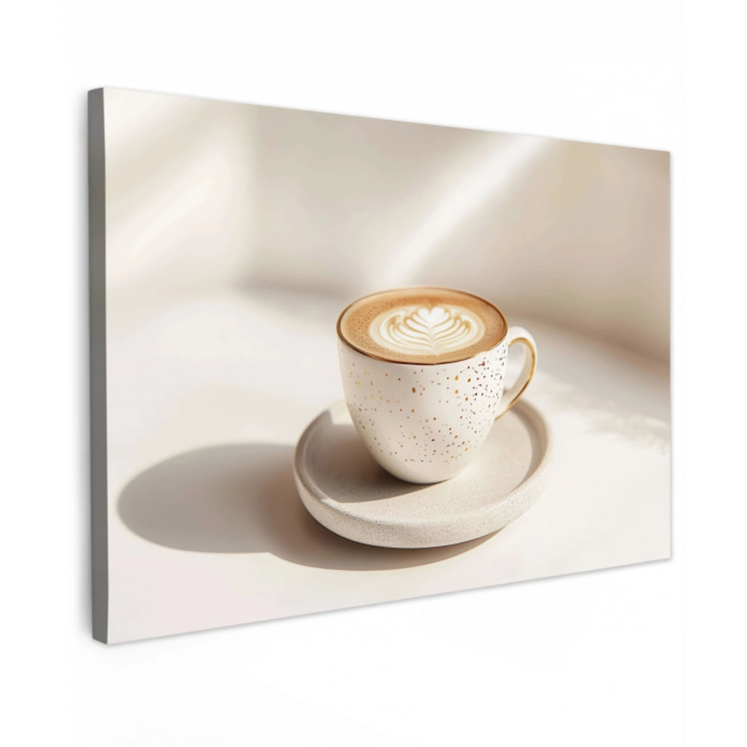 Cappuccino - Schuim - Schotel - Beige canvas 2cm klein -z3d