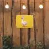 Eend - Zonnebril - Geel tuinposter los doek klein -sfeer1