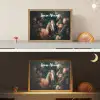 Paard - Natuur - Bloemen - Bos - Dieren Light Box met batterij (Wandlamp kind) middel -sfeer3_kind
