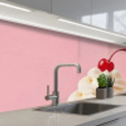 Kers - Slagroom - Roze keuken achterwand 2 middel -3d_schuin