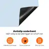 Why not - Blauw - Donker blauw - Quote Inductie beschermer vinyl 3mm klein -zzzzzzz-td-onderkant