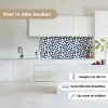 Grafisch - Bladmotief - Diepblauw keuken achterwand 2 middel 871 -sfeer4_NL