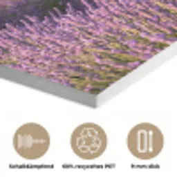 Lavendel - Landschap - Sereen - Paars PET vilt klein -closeup_DE