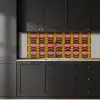 Abstract - Bloemen - Roze keuken achterwand 2 middel 871 -sfeer1