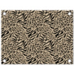 Giraf - Zebra - Motief - Bruin tuinposter los doek klein 239 -3d