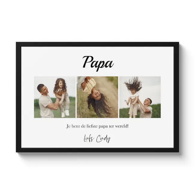 Foto in lijst - Collage horizontaal