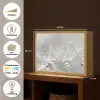 Paardenbloem - Waterdruppels - Stilleven - Modern Light Box met batterij (Wandlamp) middel -USP_websiteoverzichtNL