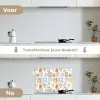 Zee - Sfeer - Mozaïek - Wijn keuken achterwand spatscherm klein 900 -voor_na_NL