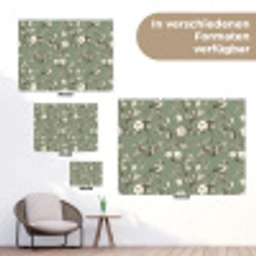 Botanisch - Vogels - Groen tuinposter los doek klein 239 -Xsfeer9_DE