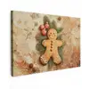 Kerstmis - Koekje - Poppetje - Speculaas canvas 2cm klein -z3d