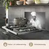 Chef - Spaghetti - Pasta keuken achterwand spatscherm klein -usp_NL