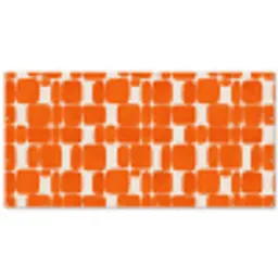 Patroon - Retro - Oranje Balkonbeschermer Duitsland klein 596 -zz_3d