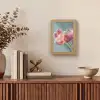 Tulpen - Roze - Stelen Light Box met kabel (Tafellamp) klein -sfeer2