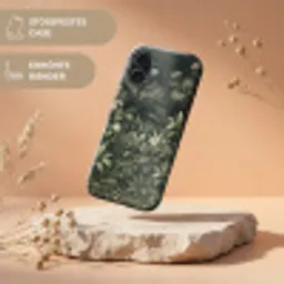 Jungle - Bladeren - Botanisch - Groen Toughcase MagSafe Apple iPhone 17 klein -USP_RandenV_DE