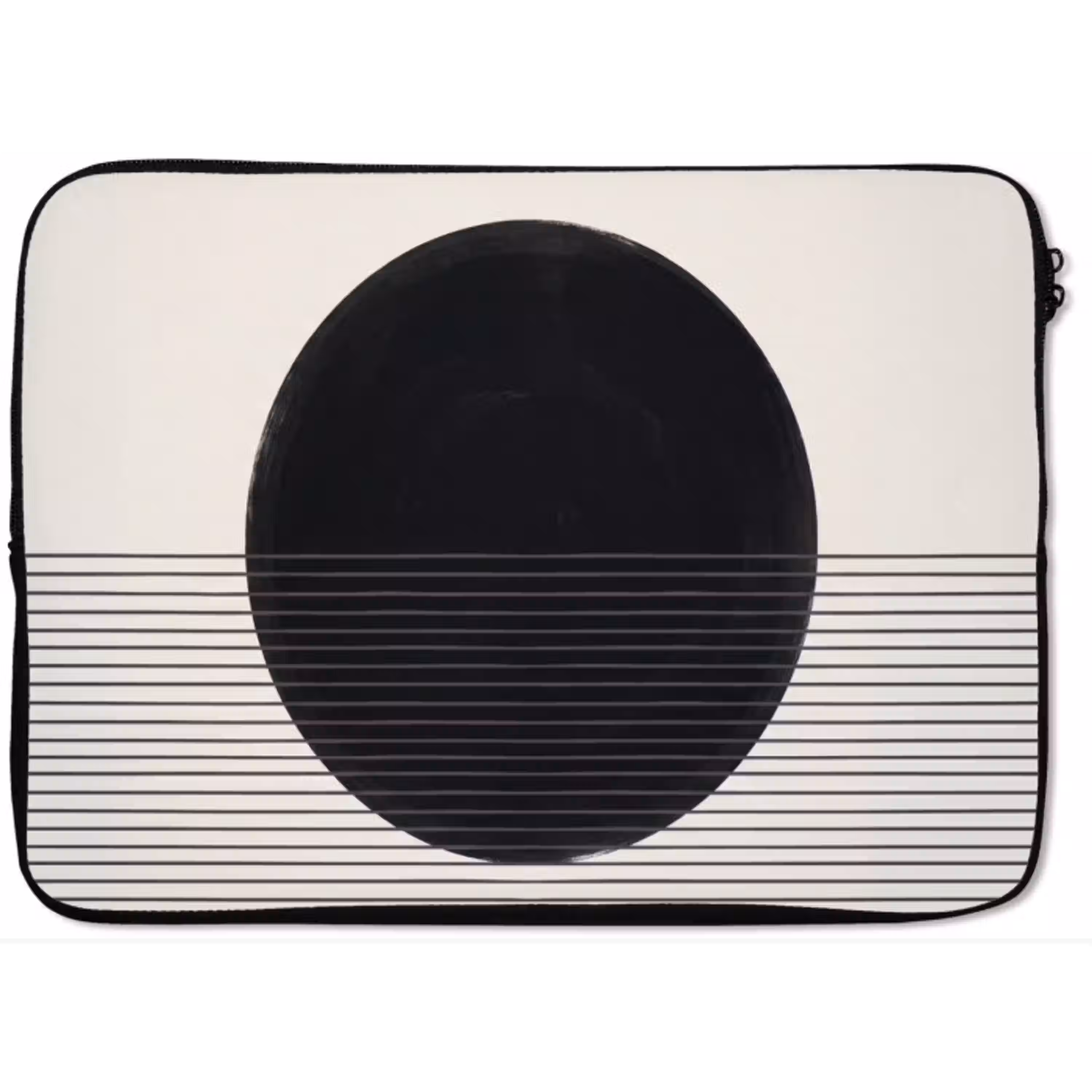 Cirkel - Lijnen - Abstract laptophoes neopreen klein -zkaufland3dotto
