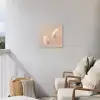 Pampas pluimen - Beige - Planten Tuinposter op houten frame 2 cm dik klein -sfeer1