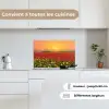 Bloemen - Landschap - Tulpen - Zonsondergang keuken achterwand spatscherm klein -sfeer4_FR