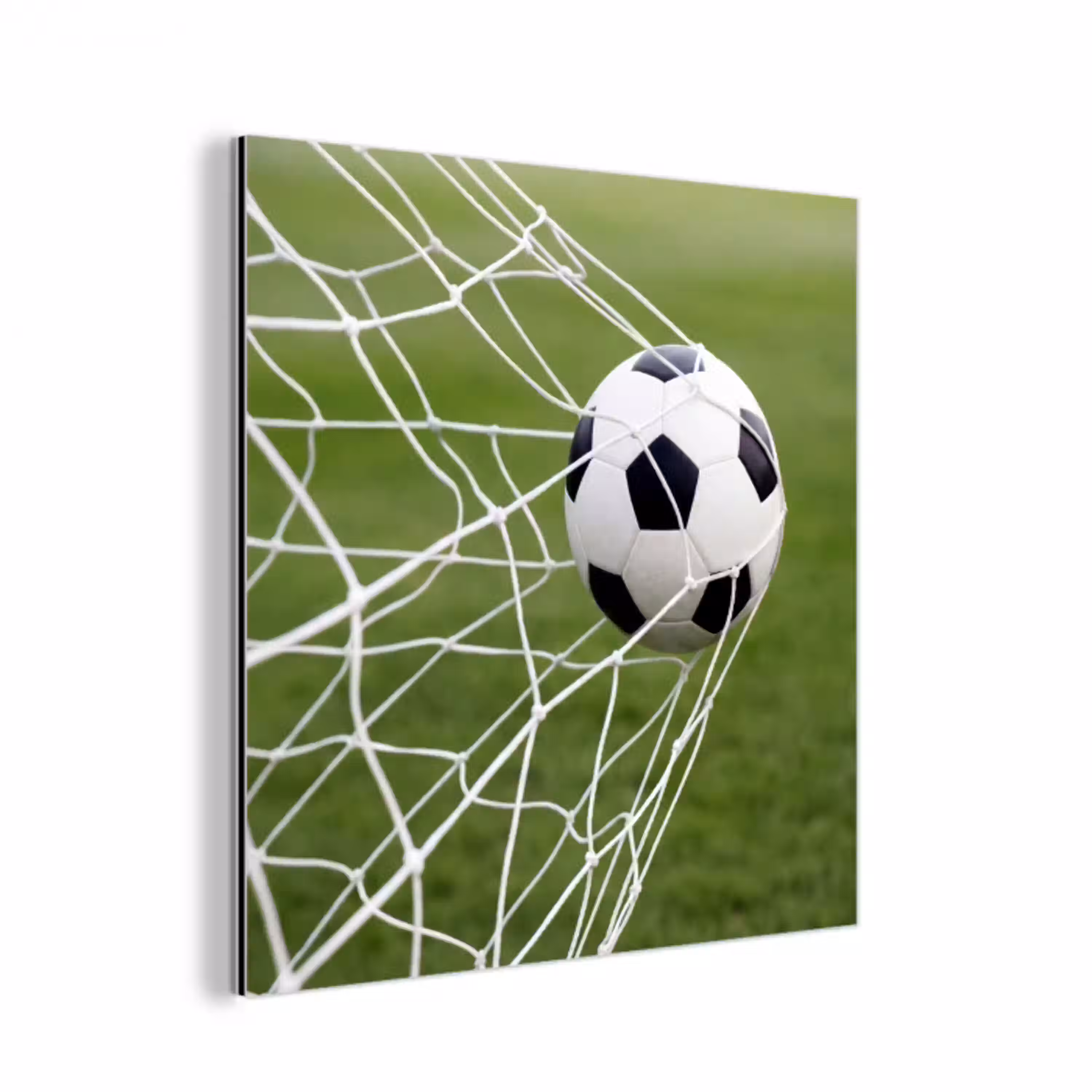Voetbal - Goal - Net - Sport aluminium wit klein -3d