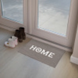 Home - Tekst - Taupe Deurmat klein -sfeer3