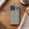 Klassiek - Stippen - Zwart Telefoonhoesje iPhone 17 Pro klein 878 -sfeer1