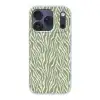 Zebra - Motief - Groen Telefoonhoesje iPhone 17 Pro klein 878 -3d